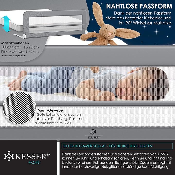 Actual product image Kesser Bettgitter klappbar
