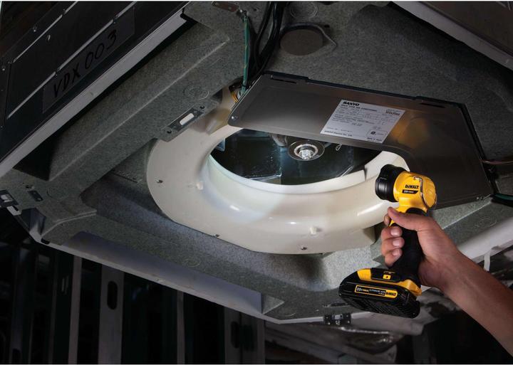 Actual product image DeWalt DCL040XJ Battery LED lamp, 18V (110 lm)