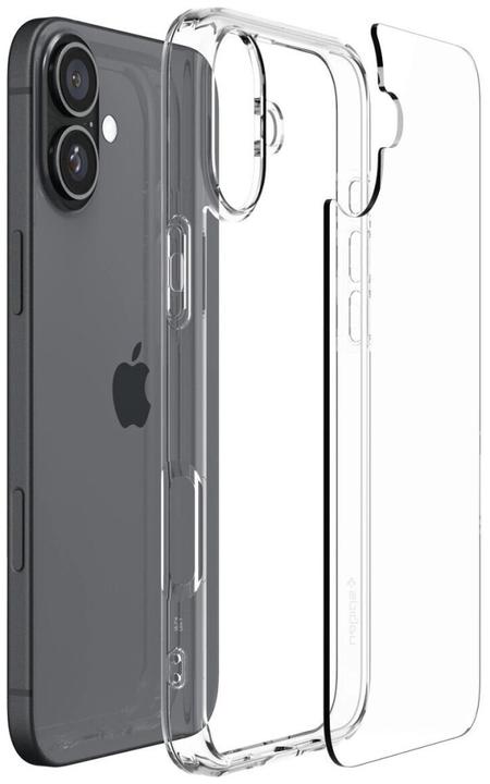 Actual product image Spigen Ultra Hybrid iPhone 16 Plus crystal clear ACS08069 (Apple iPhone 16 Plus)