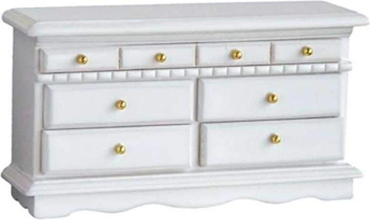 Image du produit Bottsa Mini-Möbel Kommode 7 cm, Detailfarbe: Weiss, Material