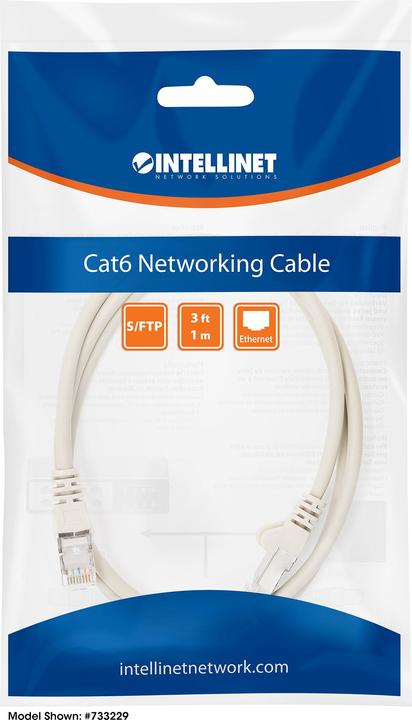 Image du produit Intellinet Câble de raccordement (S/FTP, CAT6, 5 m)