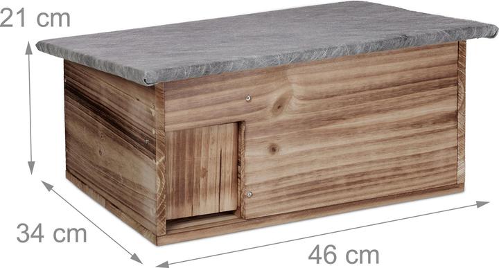 Image du produit Relaxdays Maison pour hérisson résistant à l'hiver