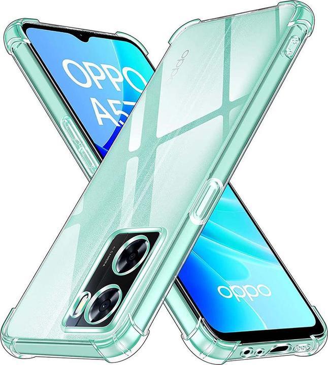 Techsuit - Shockproof Clear Silicone - Oppo A57 4G / A57s / OnePlus Nord N20 SE - Clear (Oppo A57)