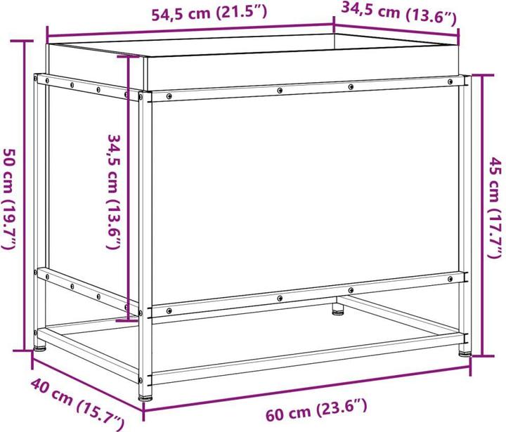 Produktbild vidaXL Pflanzkübel