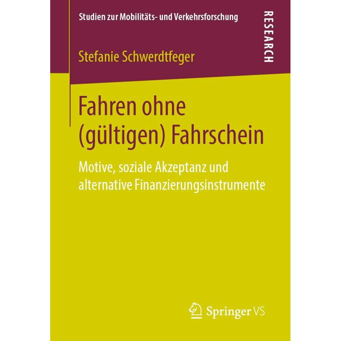 Fahren ohne (gültigen) Fahrschein, Fachbücher von Stefanie Schwerdtfeger