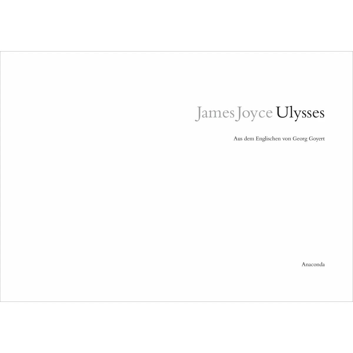 Thumbnail - Ulysses (Roman), Belletristik von Georg Goyert, James Joyce
