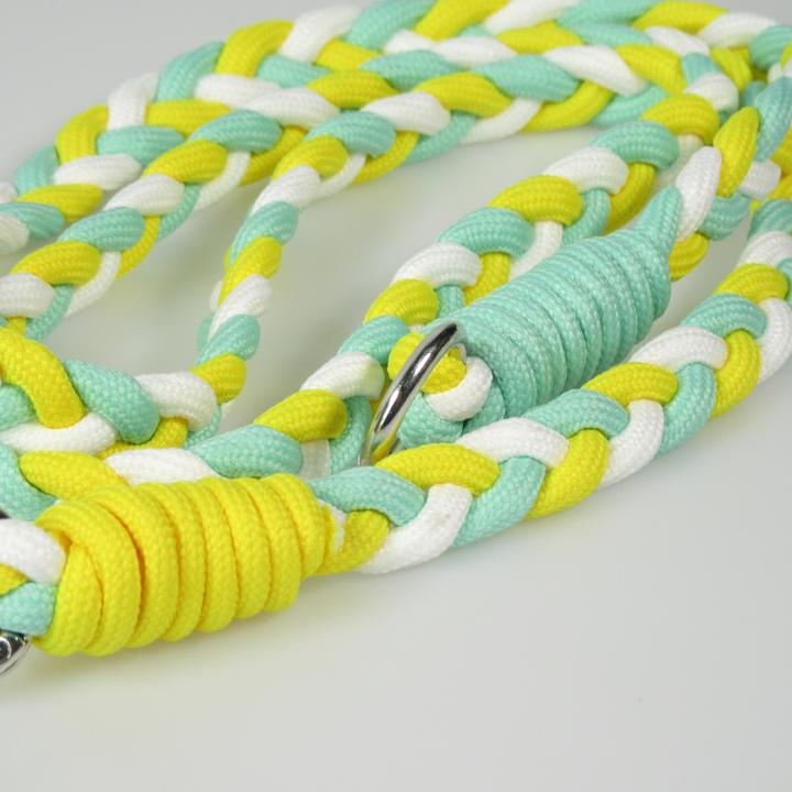Image du produit PhoneLook Lanière universelle pour smartphone cordon tressé tricolore en tissu élastique