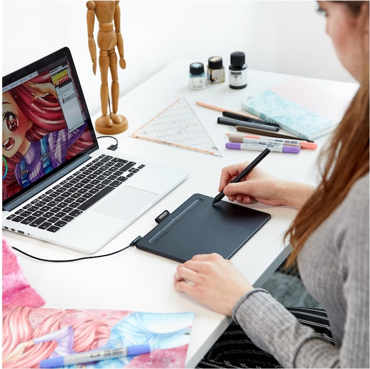 Image du produit Wacom Intuos Basic Pen S Noir (7", 2540 lpi)