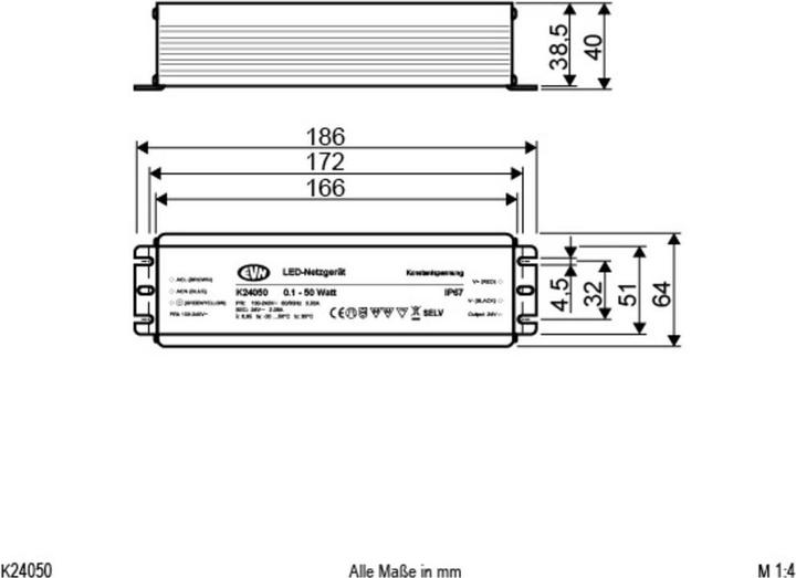 Actual product image EVN-Lichttechnik Lighting Technology LED Power Supply Unit K24050