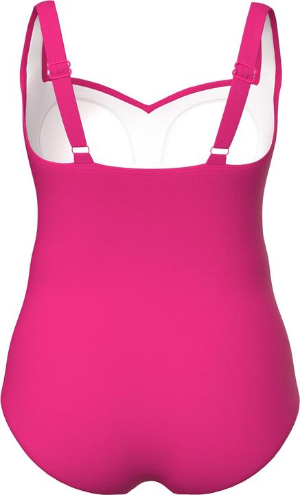 Immagine prodotto Ulla Popken Costume da bagno con texture fine, drappeggio e coppe morbide (42)
