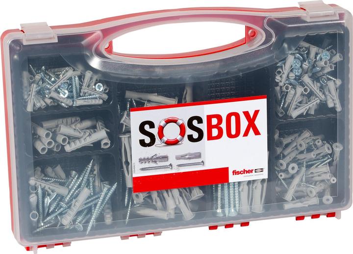 Fischer SOSBOX Dübel S/FU+Schrauben (360 Stk.)