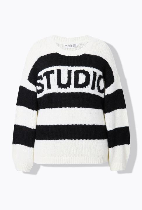 Produktbild Studio Untold Pullover, oversized, Blockstreifen, Statement (46, 48)