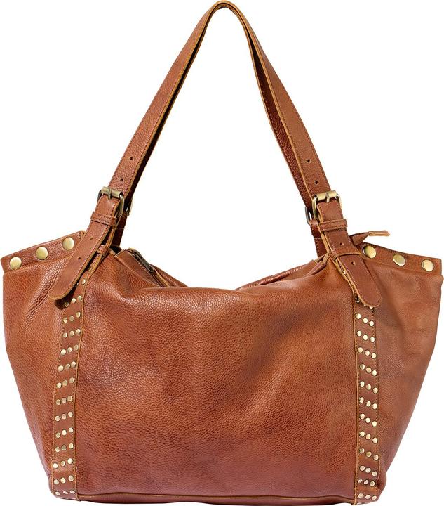 Actual product image Joe Browns Studded Buckle Washed Leather Bag