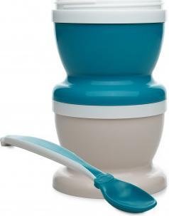 Actual product image Thermobaby 2 preserving jars + 1 spoon deep peacock