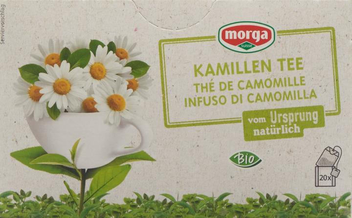 Image du produit Morga Kamillen Tee mit Hülle Bio (55 g)