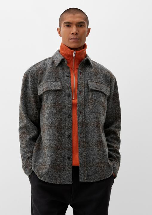 Immagine prodotto s.Oliver Hemd Hemd aus Wollmix (XL)