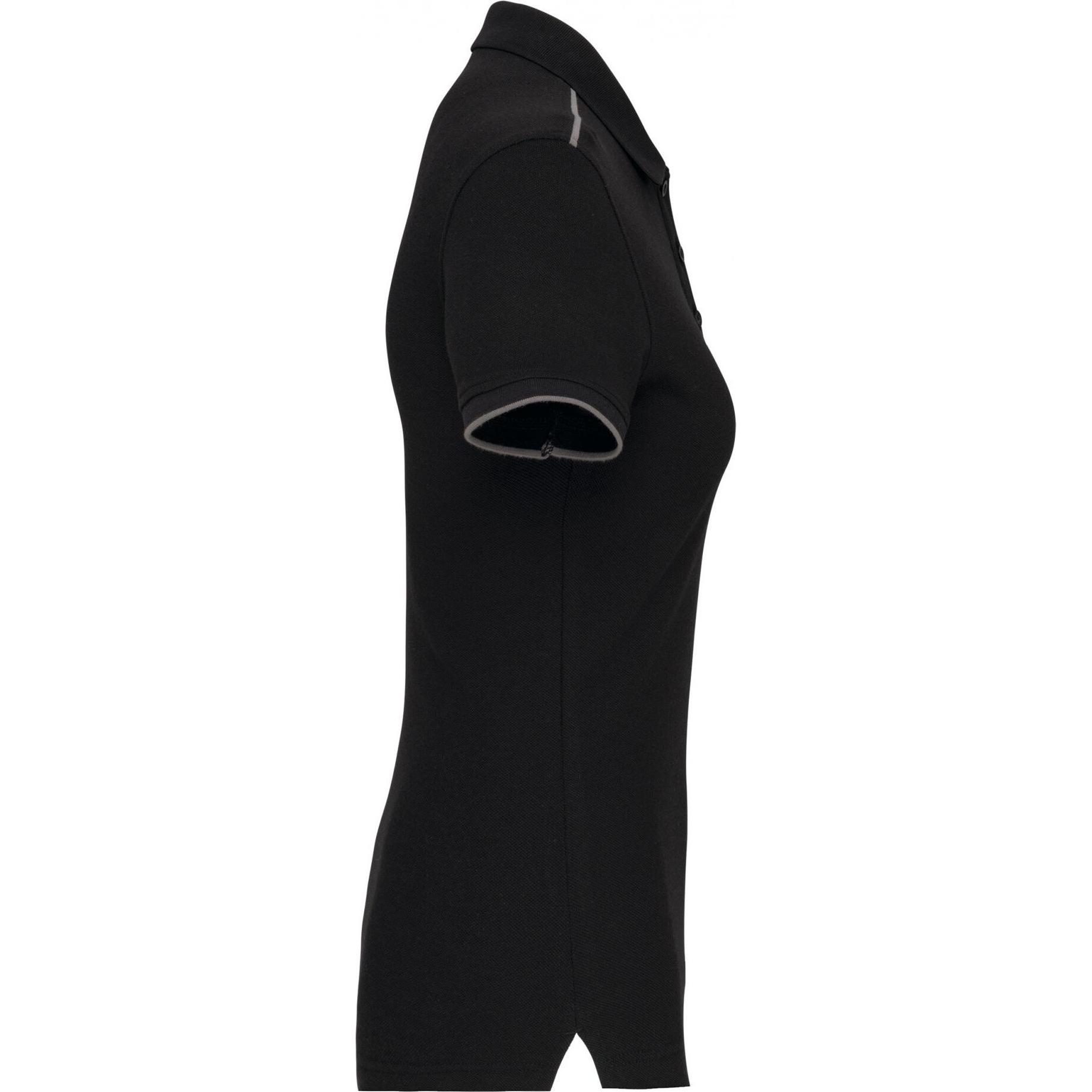 Thumbnail - Kariban, Damen, Shirt, DayToDay, Silber, Schwarz, (XS)