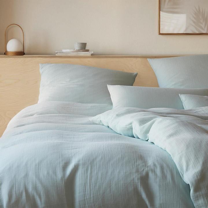 Image du produit Elegante Musselin Bettwäsche Smooth (Set de linge de lit, 155x220 cm + 80x80 cm)