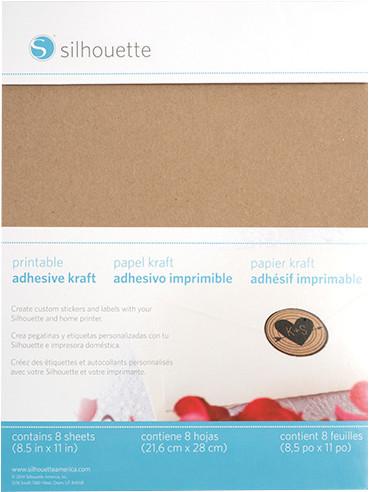Actual product image Silhouette Printable kraft paper