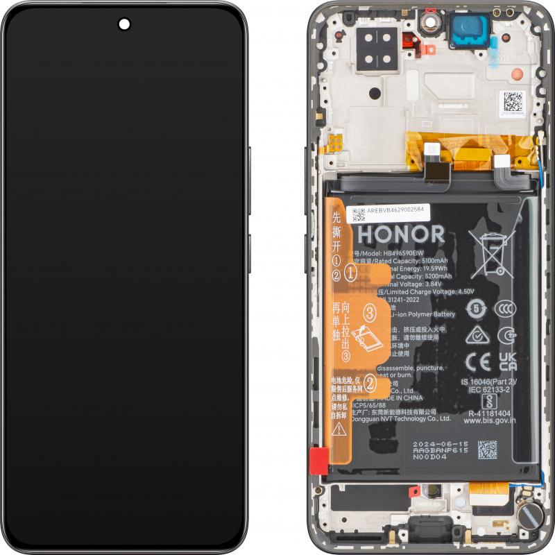 Honor Display Unit für 200, Schwarz (Display), Pezzi di ricambio per dispositivi mobili