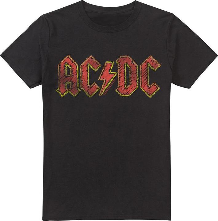 Immagine prodotto AC/DC Maglietta Logo Disegnato a Mano Uomo (M)
