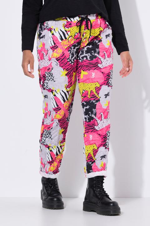 Produktbild Angel of Style Crinkle-Hose, Loose Fit, Crincle, Animalpatch-Muster (60)
