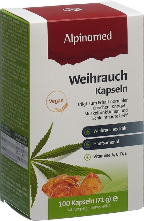 Image du produit Alpinamed Weihrauch (100 pcs, Capsules, 71 g)