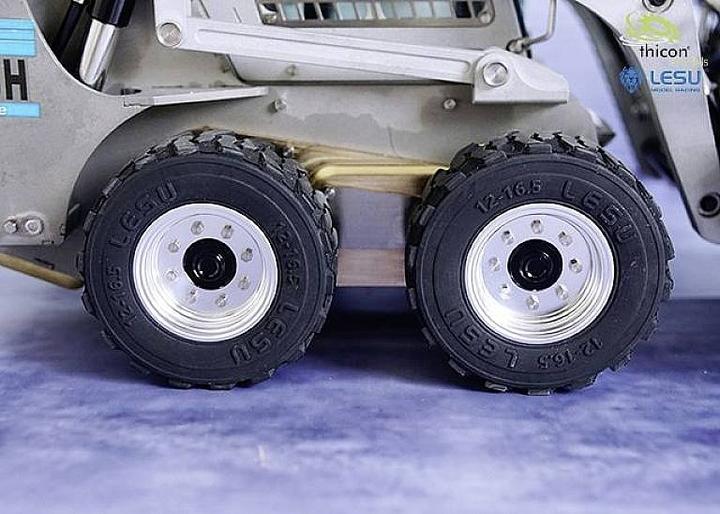 Actual product image Thicon Models 58500 Skid steer loader 1:14 electric RC functional model kit