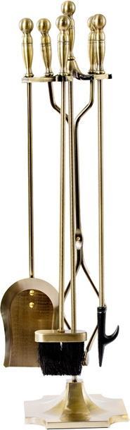 Flammifera Fireplace Tools Set 5 1a Antique Brass
