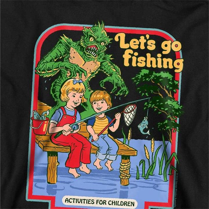 Produktbild Steven Rhodes Let's Go Fishing Kapuzenpullover (140, 146)