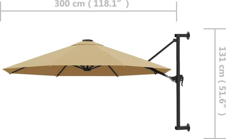 Produktbild vidaXL Sonnenschirm (3 m)