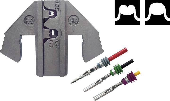 Produktbild Toolcraft Aderendhülsen Quetschbereich: 0.35 bis 0.8 mm² (51 mm)