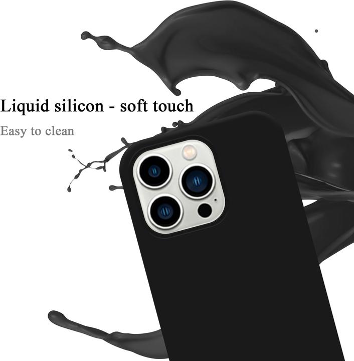 Produktbild Cadorabo Hülle für Apple iPhone 14 PRO im TPU Liquid Silicone Case Style (Apple iPhone 14 Pro)