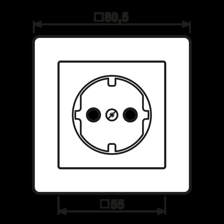 Produktbild JUNG Zentralplatte