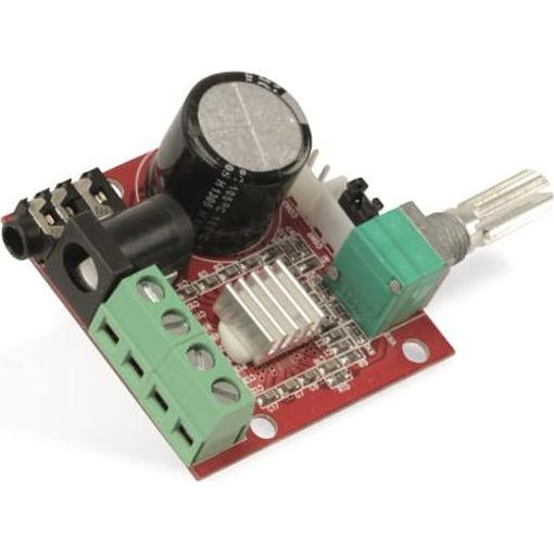 Daypower Stereo-Verstärkermodul VM-2x10, 2x 10 W (Verstärker), Robotik Modul