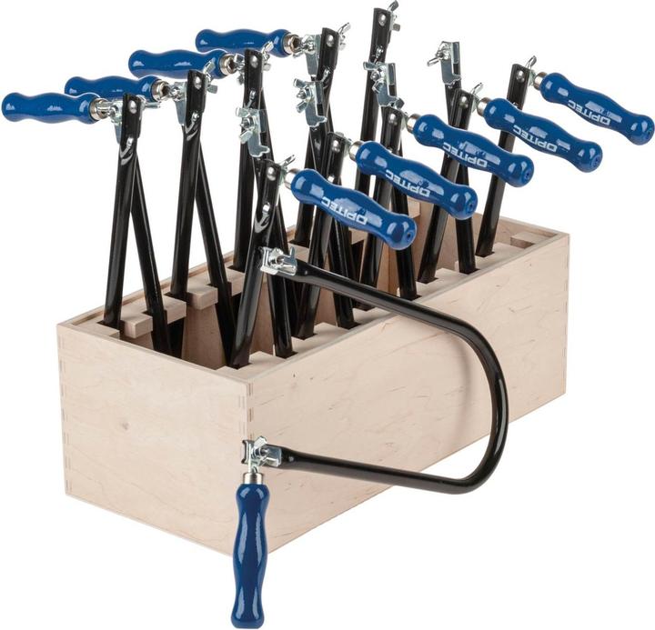 Image du produit Youngworker Support de scie à frettes Avec 10 scies à frettes