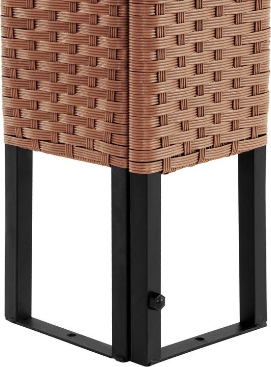 Immagine prodotto tectake Gazebo da giardino in rattan Mona 3x4m (400 cm, 300 cm)