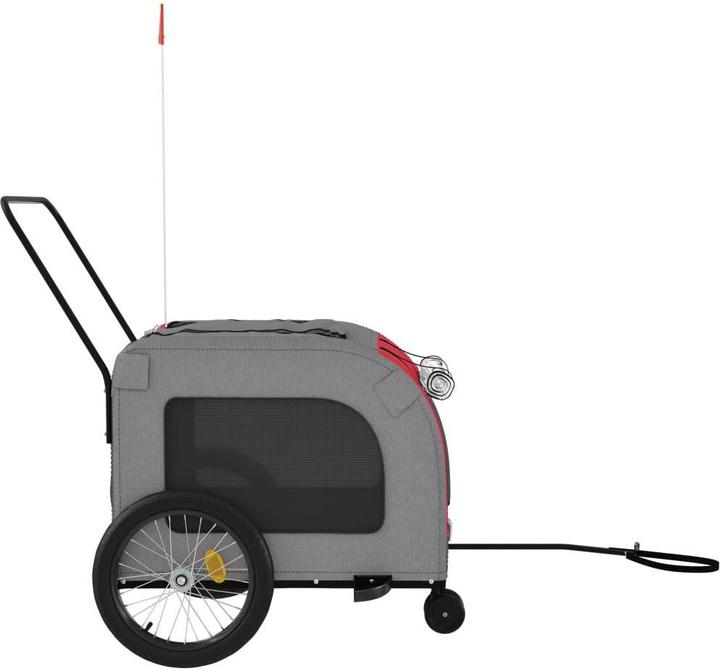 Produktbild vidaXL Fahrradanhänger Hund