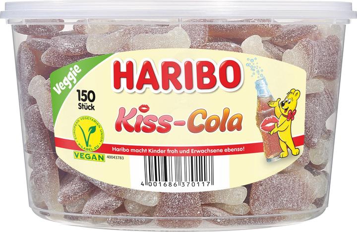 Immagine prodotto Haribo Gumdrops Veggie Kiss-Cola 1.35 kg (150 pz., 1350 g)