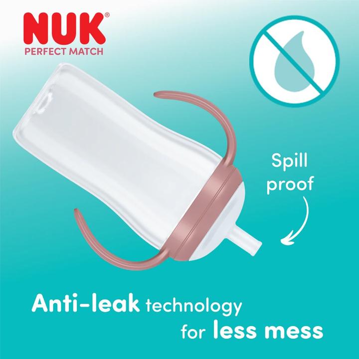 Actual product image NUK Perfect Match Bear Bottle with Straw (260 ml)