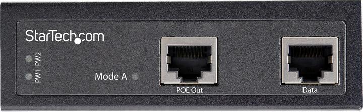 Actual product image StarTech .com Industrial Gigabit Ethernet PoE Injector (802.3at (PoE+), 30 W)