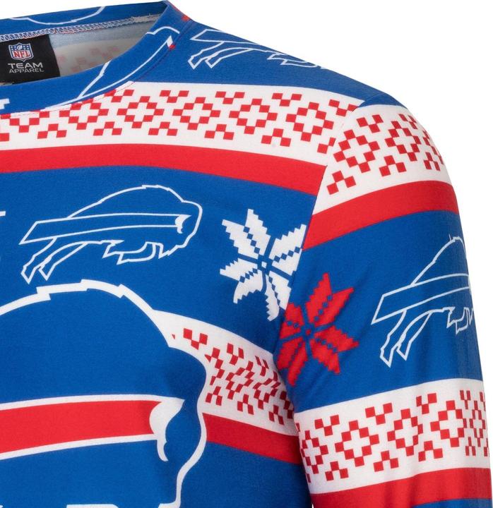 Produktbild Foco NFL Winter XMAS Pyjama Schlafanzug Buffalo Bills - M (M)
