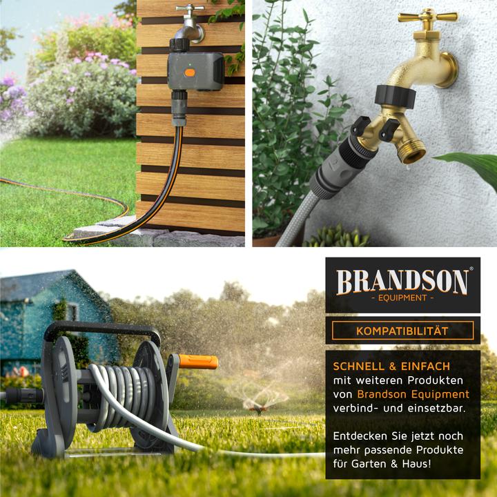 Image du produit Brandson 3x Kreisregner Garten Sprinkler, 360° Rasensprenger, 3 Arm Rasensprinkler rotierend bis 80 m² (Arroseur circulaire)