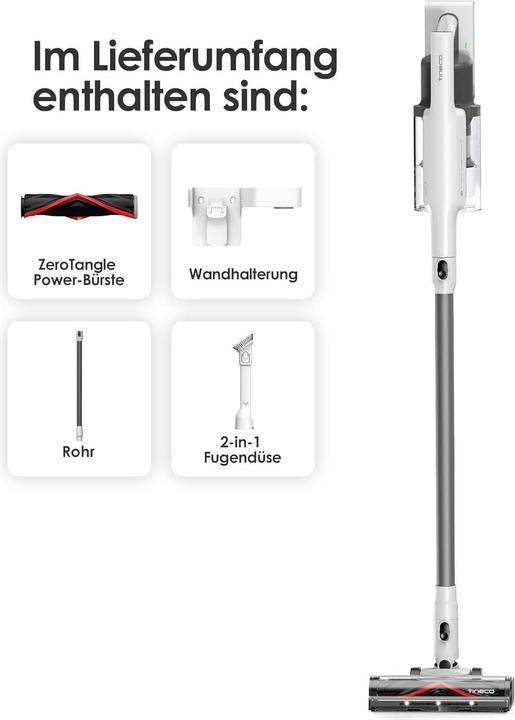 Produktbild Tineco Akku Staubsauger A30S mit ZeroTangle Bürste