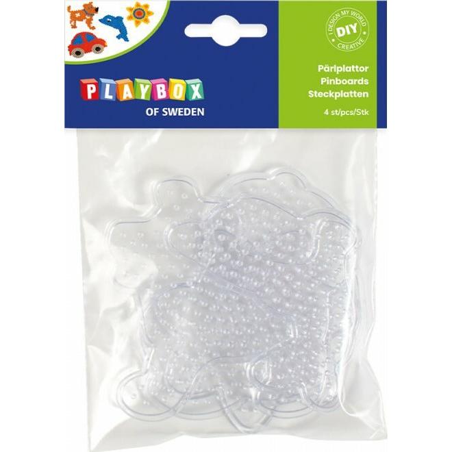 Playbox 4 Steckplatten für Bügelperlen