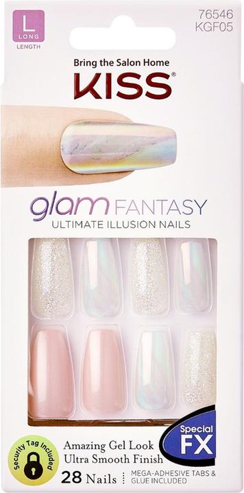 Image du produit KISS Glam Fantasy Special FX Nails - Higher Love (Ustensiles à ongles, Pink)