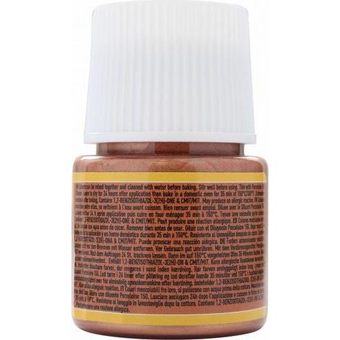 Thumbnail - Pebeo, Künstlerfarbe + Bastelfarbe, Porcelaine 191 (Kupfer-Rosa, 45 ml)
