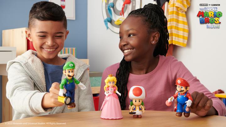 Actual product image Jakks Pacific Super Mario Movie - 5 Figure - Luigi (13 cm) (417174)