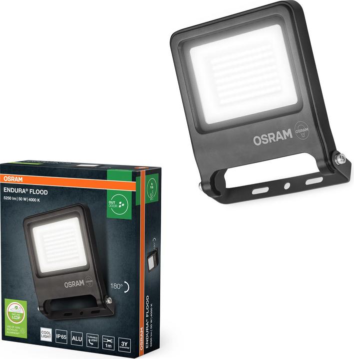 Immagine prodotto Ledvance OSRAM LED Fluter ENDURA Flood Cool White PCR Neutralweiss 4099854486104 (5000 lm, IP65)