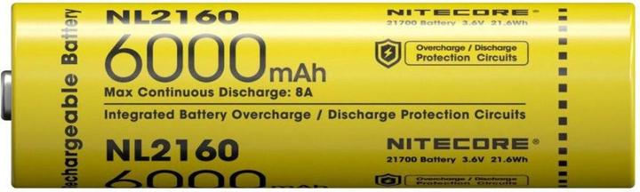 Image du produit Nitecore NL2160 (1 pcs, 21700, 6000 mAh)